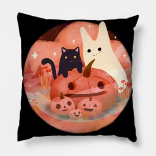 Halloween group shot Pillow