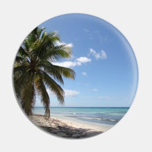 Isla Saona Caribbean Paradise Beach Pin