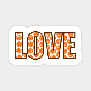 Love basketball Magnet