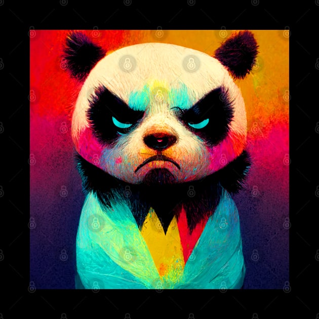 Angry panda by Pikantz