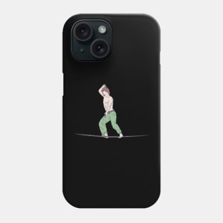 Tightrope - Wire Balancing - High-wire Acrobat Phone Case