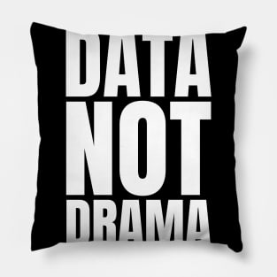 Data Master: Embrace the IT Manager's Reading Gift with Aparél that Spells Not Drama! Pillow