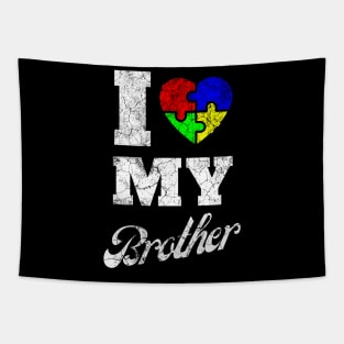 I Love My Brother Autism Awareness Tapestry