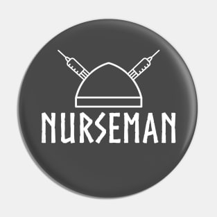 Nurseman Nordic Nurse Murse Vaccine Hero Pin