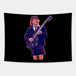 ANGUS YOUNG THE GUITARIST LEGEND Tapestry