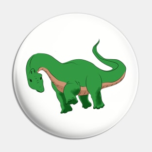 Green Brachiosaurus Pin