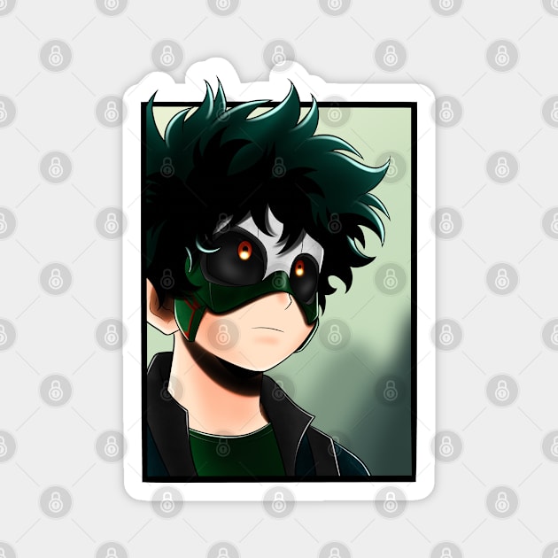 Deku Hero Magnet by Uzzi Watson