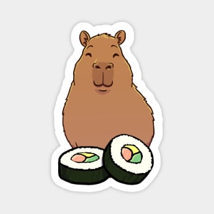 Capybara Sushi Magnet