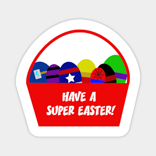 Comic Book Super Hero Easter Basket Magnet