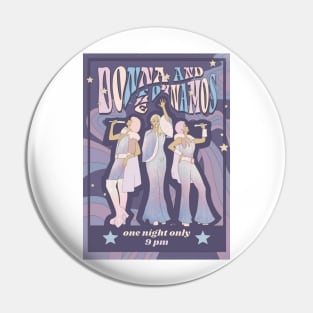 Donna and the Dynamos Concert Poster Pin