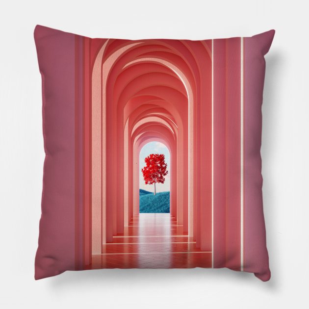 Arches Pillow by NineSidedShape