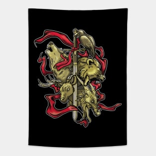 Heir To The Throne Gold Tapestry