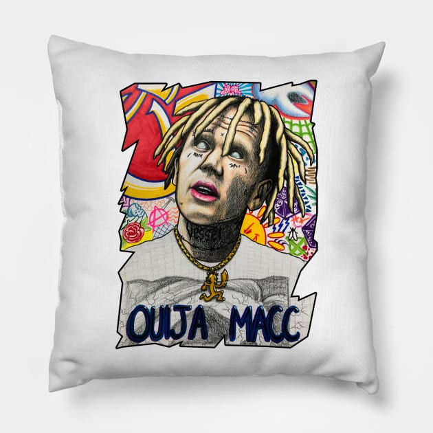 Ouija Macc Pillow by sapanaentertainment