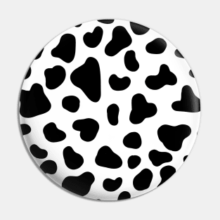 Cute Cow Pattern Black and White Pin