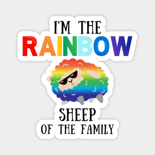 I'm the Rainbow Sheep of the Family Magnet
