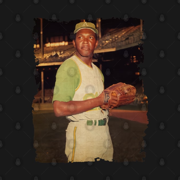 Vida Blue in Oakland Athletics Vintage #2 by TiiAR MANEH99 