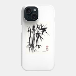 Compassion - Original Zen Spiritual Bamboo painting dedicated to the Dali Lama Phone Case