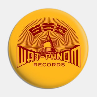 Wat Phnom Records Cambodian Record Label - Red Pin