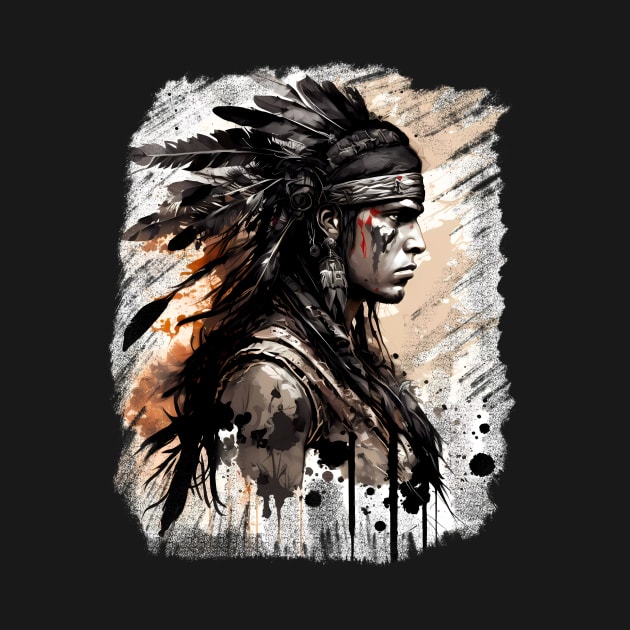 Apache warrior by NemfisArt