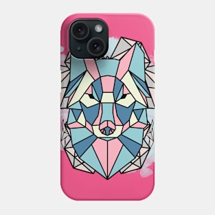 Lobo geométrico Phone Case