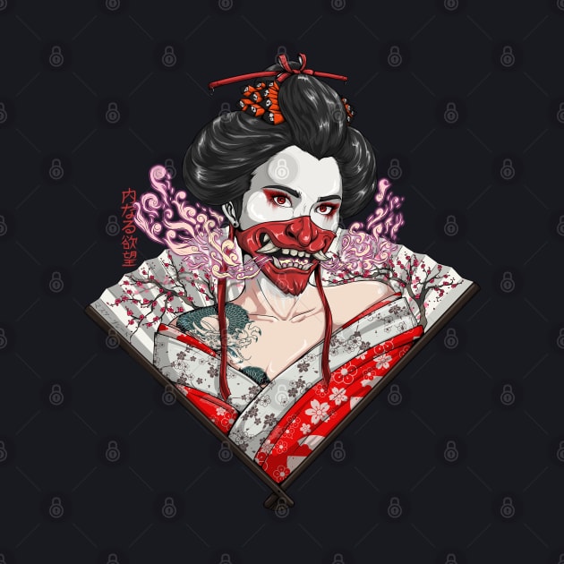 Geisha's Inner desire by ArtBot