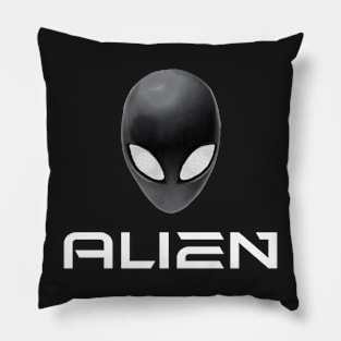 Retro Alien Extra Terrestrial  Classic UFO Pillow