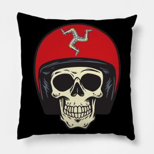 Manx Skull Rider Pillow