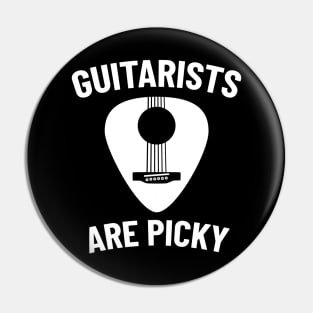 Guitarists Are Picky Guitar Pick Pin