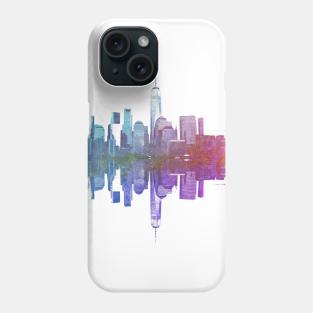 New York City watercolor Phone Case