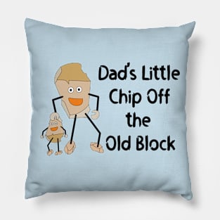 Dad's Little Chip Pillow