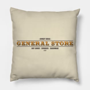 Sunset Ridge General Store Pillow