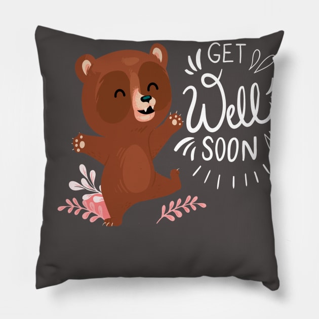 Get well soon bear Pillow by This is store
