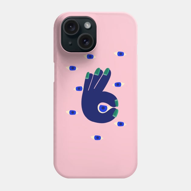 Eyes on me Phone Case by Lethy studio