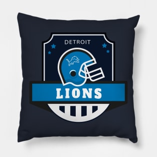 Detroit Lions Football Pillow