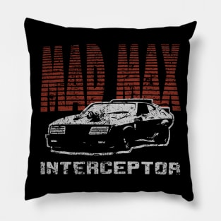 Black Car Ford Falcon V8 The Pursuit Special Interceptor from the movie Mad Max Pillow