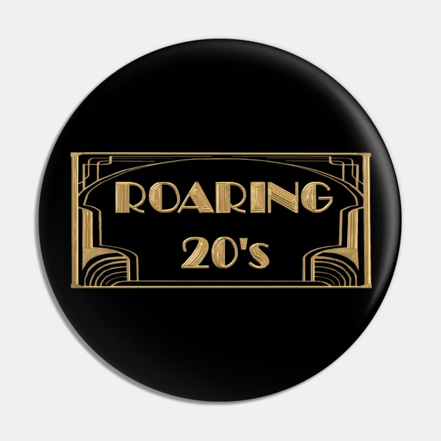 Roaring 20's Pin by Art by Deborah Camp