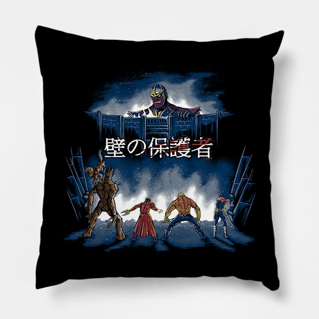 Guardians of the Wall Pillow by 2mz