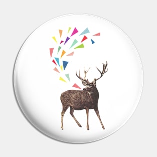 Singing Stag Pin