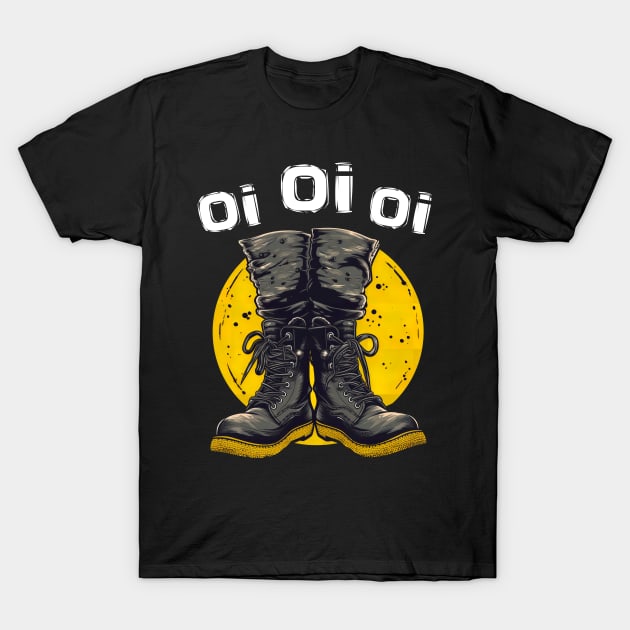 Oi And Boots Skinhead Music T-Shirt Oi And Boots Skinhead Music T-Shirt