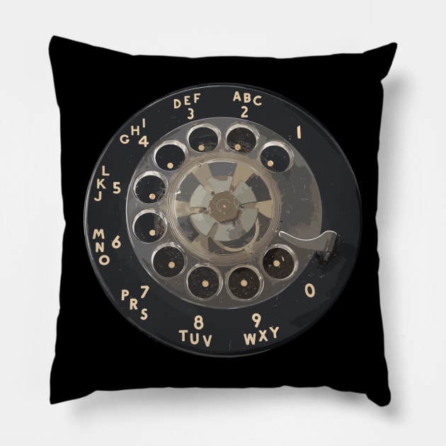 Rotary-dial Pillow by Jhontee