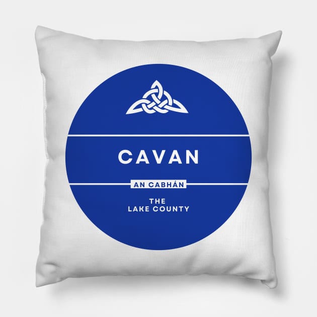 Cavan, County and GAA Colours Pillow by TrueCelt