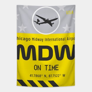 MDW Chicago airport Tapestry