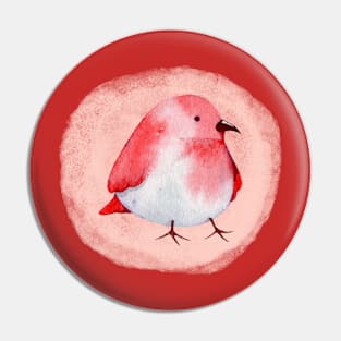 Watercolor Bird Pin