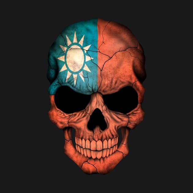 Taiwanese Flag Skull by jeffbartels