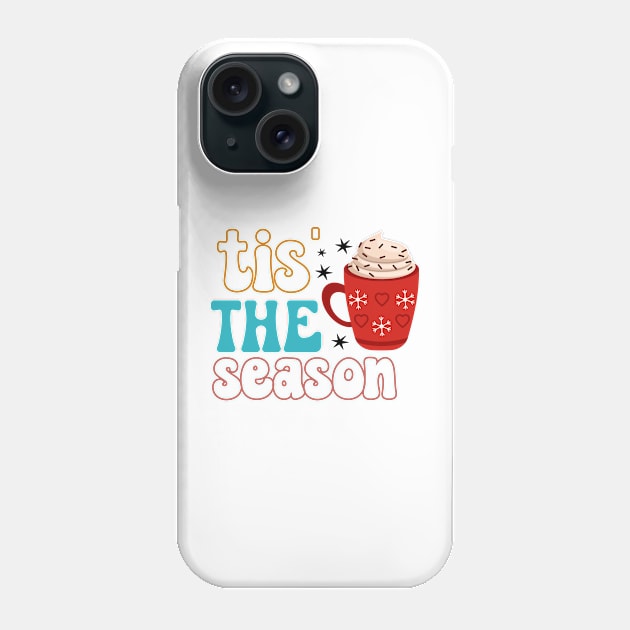 Tis the season hot chocolate retro Phone Case by MZeeDesigns