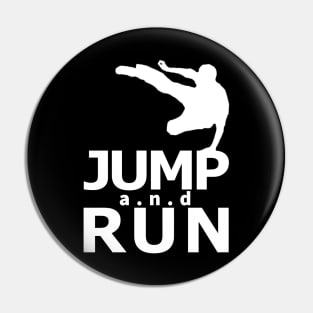 Jump and Run Pure White Pin