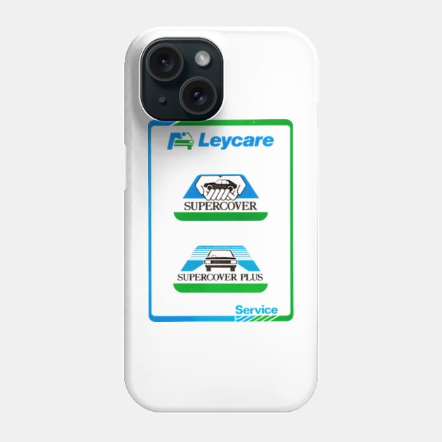 BRITISH LEYLAND LEYCARE - advert Phone Case by Throwback Motors