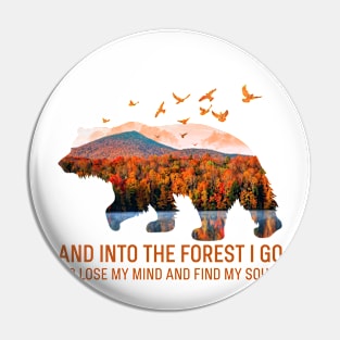 Bear And into the forest Pin