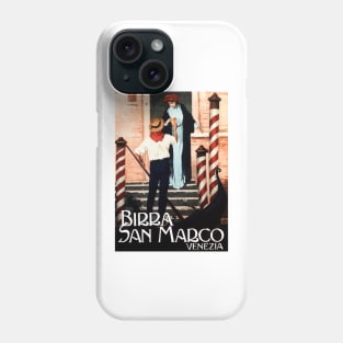 Birra San Marco Beer Alcohol Advertisement Venice Vintage Italian Phone Case