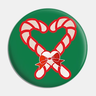 CANDYCANE HEART Pin